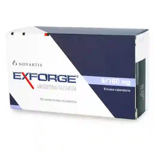 Exforge 5 mg/160 mg Comprimidos Recubiertos