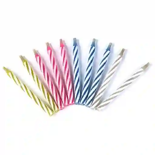 Vela Espiral Colores