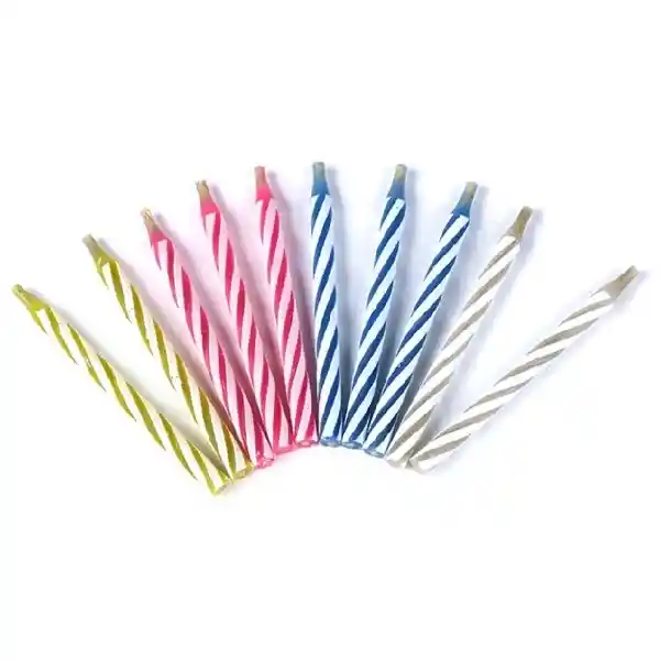 Vela Espiral Colores