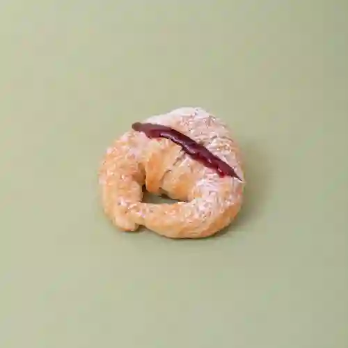 Medialuna Cóctel con Mermelada de Frambuesa