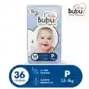 Bubu Pañal Ultra Premium de Conteo Semanal Talla P