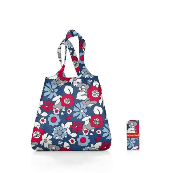 Bolsa de Compras Mini Maxi Shopper Florist Indigo Reisenthel