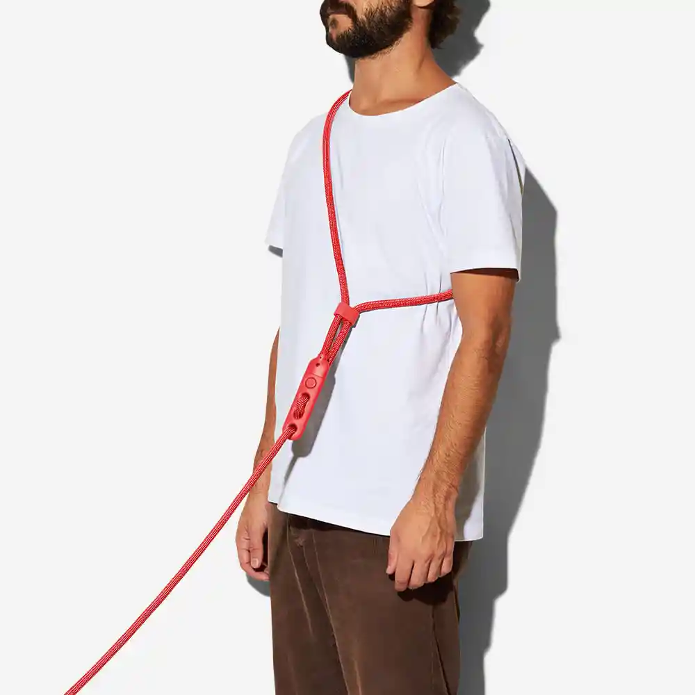 Neon Correa Neon Coral Hands Free Leash