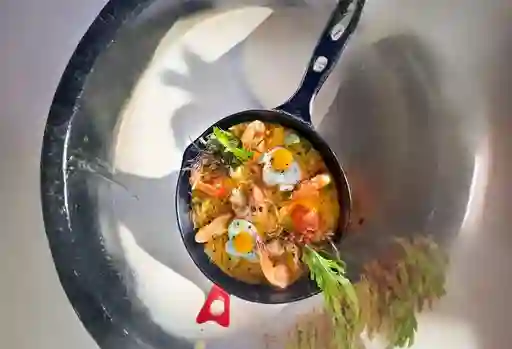 Risotto Achupado de Camarones