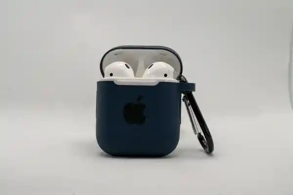 Funda Silicona Para AirPods 1Er y 2da Azul Marino