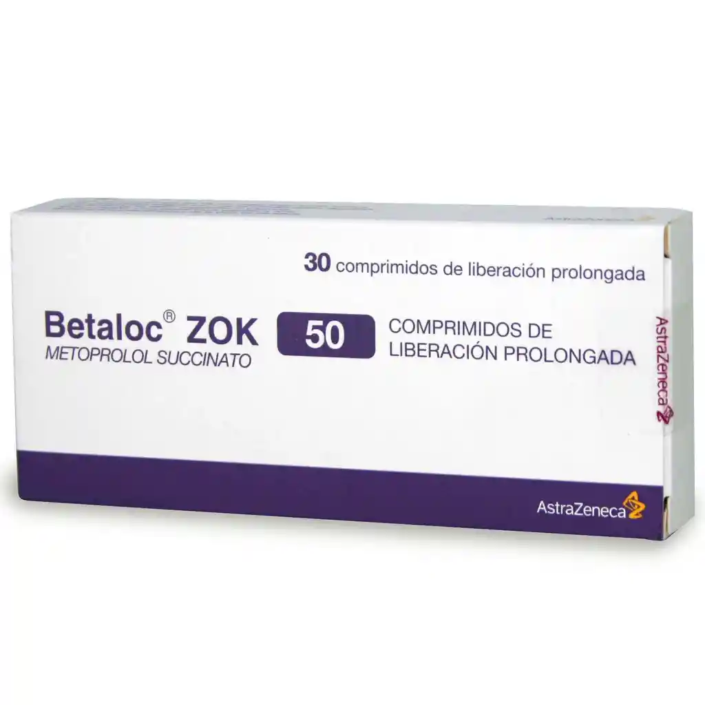 Betaloc ZOK 50 mg Comprimidos De Liberacion Prolongada