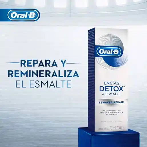 Oral-B Pasta de Dientes Encías Detox & Esmalte