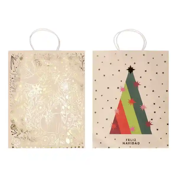 Set Bolsa Papel Para Regalo 31 x 15 x 40 cm Casaideas