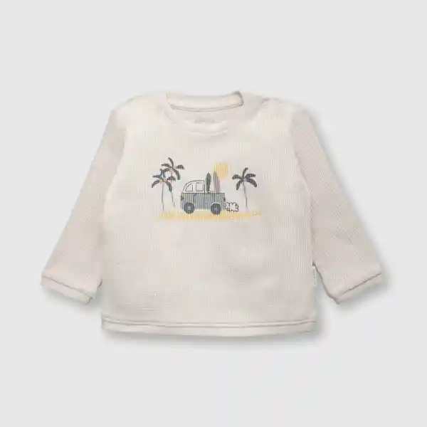 Clemente Tropical de Bebé Niño Beige Talla 3/6M Colloky