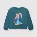 Polera Frozen de Niña Petróleo Talla 3A Colloky