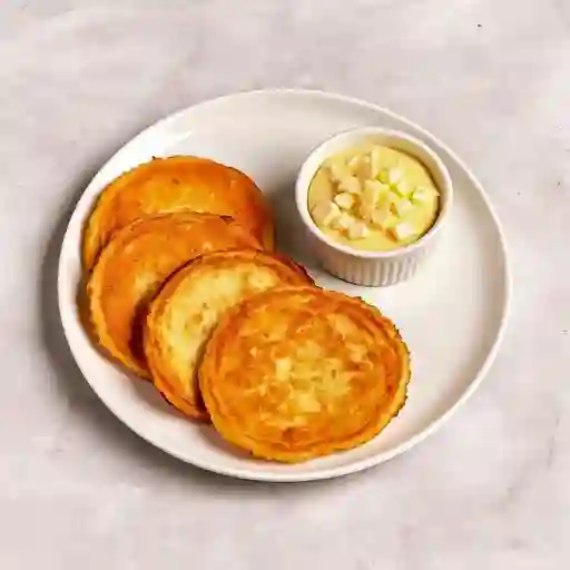 Arepitas Con Nata Y Queso De Mano 4 Unds