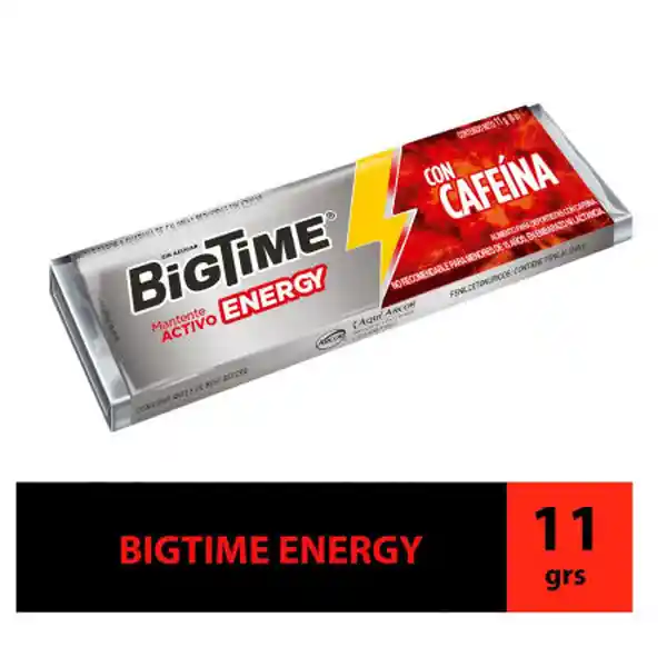 Bigtime Barra Con Cafeína Energy