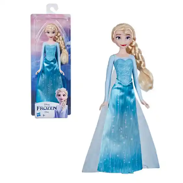 Frozen 2 Muñeca Shimmer Doll Elsa Vestido Turquesa