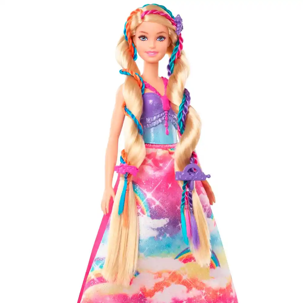 Barbie Muñeca Dreamtopia Princesa Trenzas Mágicas