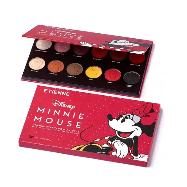 Etienne Paleta de Sombras Mini Mouse 12 Tonos