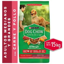 Dog Chow Alimento Seco para Perro Adulto Razas Medianas y Grandes