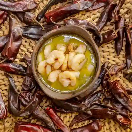 Camarones al pil pil