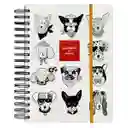 Cuaderno 1/2 Oficio Tapa Blanca 18 x 3.5 x 24 cm Casaideas