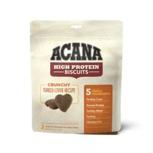 Acana Snack Para Perros de Raza Crujientes Pavo Mediana/ Grande