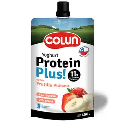 Colun Yoghurt Protein Plus Sabor a Frutilla y Plátano