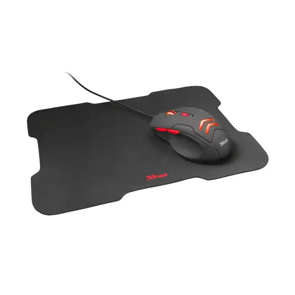 Trust Pack Gamer Mouse + Mousepad Ziva