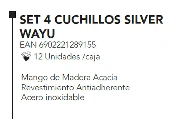 Wayu Set de Cuchillos Prm