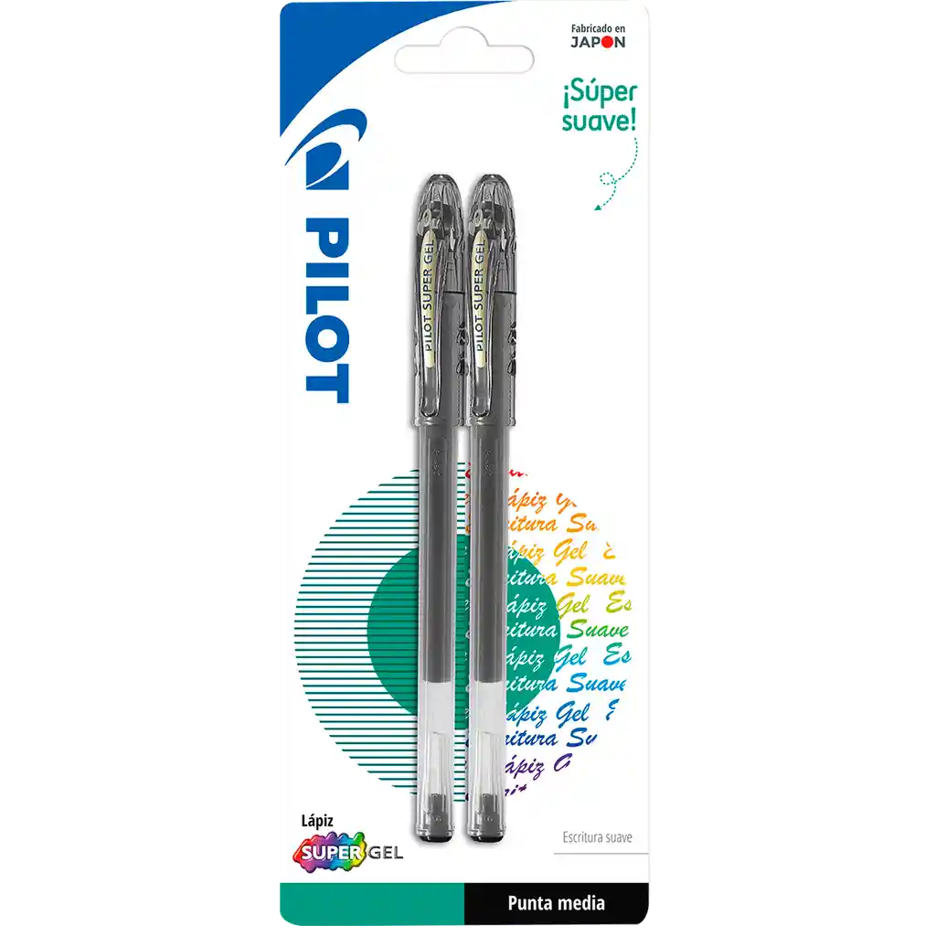 Pilot Lápiz Super Gel 0.7 mm Negro