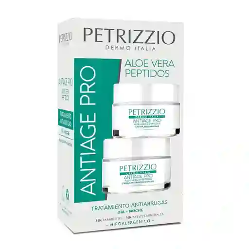 Petrizzio Estuche de Cremas Antiage Pro Aloe Vera Péptidos