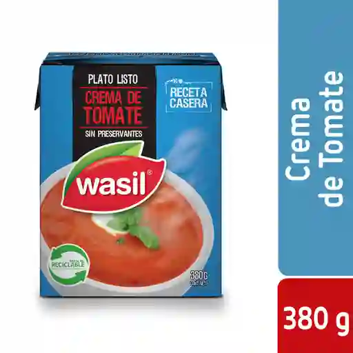 Wasil Crema de Tomate sin Preservantes