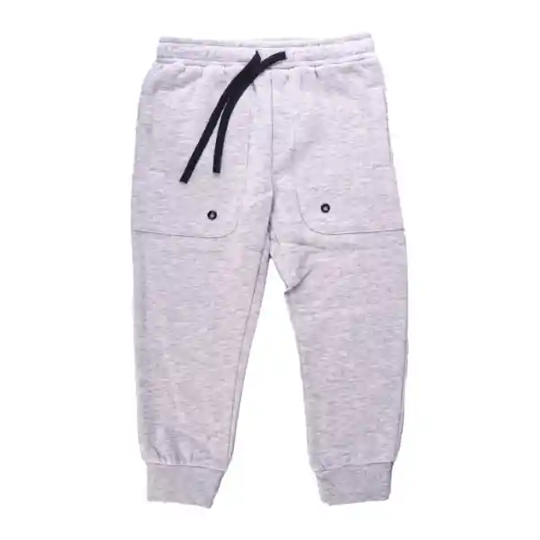 Pantalón Buzo Niño Gris Claro 8 Pillin