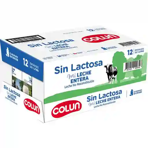 Colun Leche Sin Lactosa Entera Pack