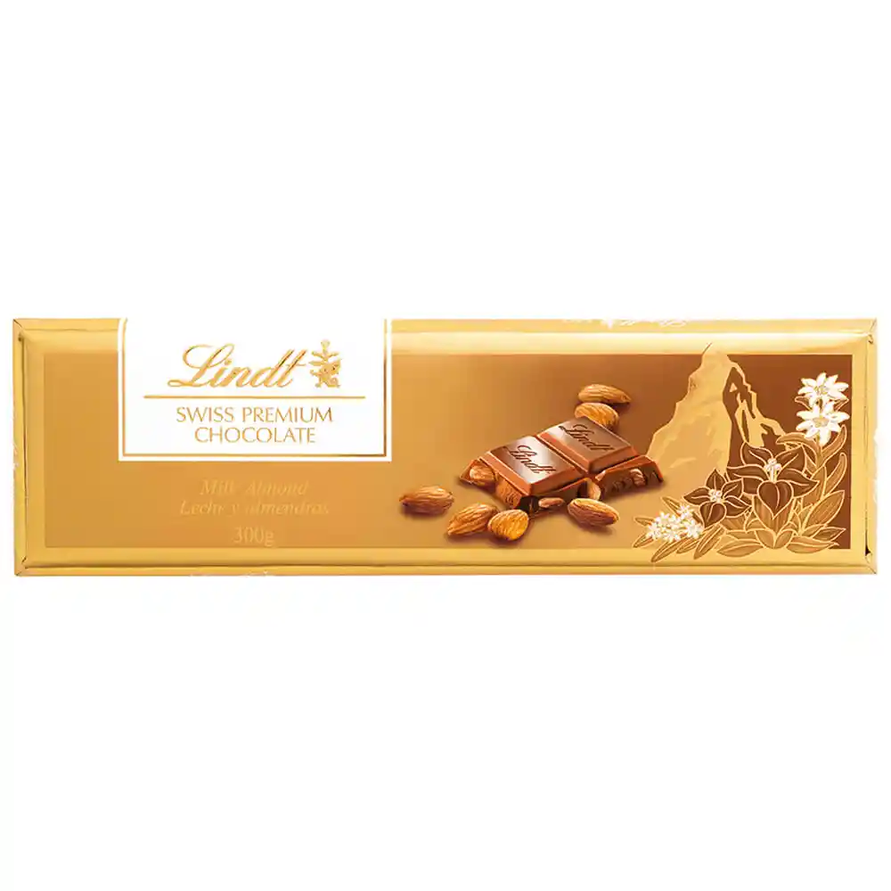 Lindt Chocolate Leche Y Almendras