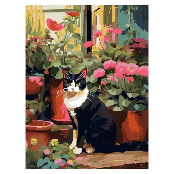 Set Bastidor Con Diseño y Pintura Acrílica 30 x 40 cm Casaideas