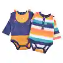 Set Body Manga Larga Bebé Niño Talla 1 M Pillin