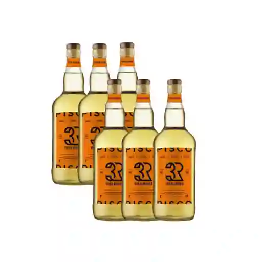 6 x Tres Erres Pisco Especial 35°