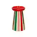 Candelabro de Cerámica Navideño 8.5 x 14.5 cm Casaideas