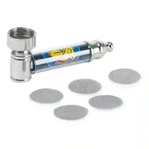 Pipa Metalica The Bulldog Con Rejilla