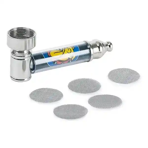 Pipa Metalica The Bulldog Con Rejilla