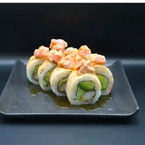 368-sake Flambe Rolls