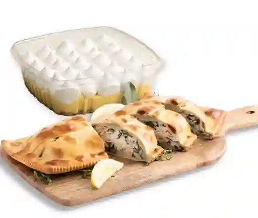 Salmón Wellington Y Postre Familiar A Elección Menú Para 4 Personas