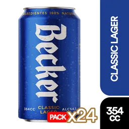 Becker Pack de Cerveza Estilo Lager