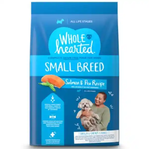 Wholehearted Alimento Perro Natural Raza Pequeña Salmón Chícharo