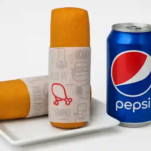 2 Handroll mixto + bebida 330 ml