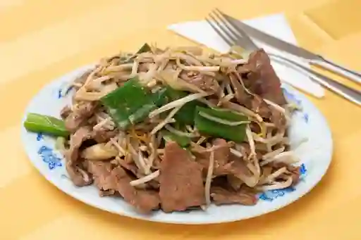 Diente de Dragon con carne    