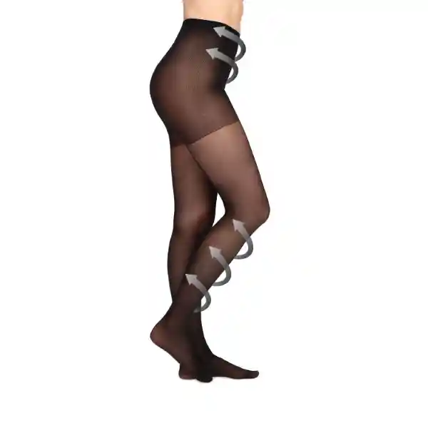 Panty Vitalite 40 Negro Talla 2 Caffarena