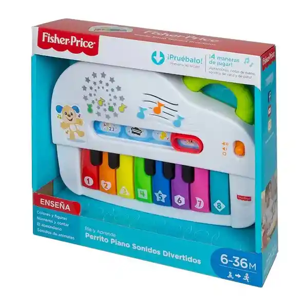 Fisher-Price Juguete Bebés Perrito Piano Sonidos Divertido GFX33