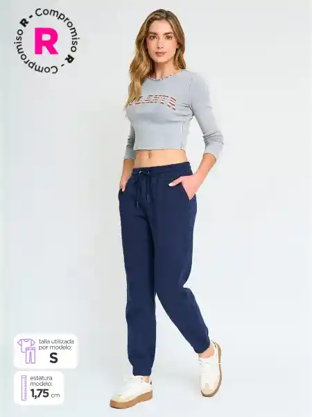 Index Pantalón Sport Buzo3 Ess Ttemp Navy S