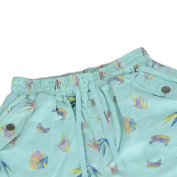 Short Niña Verde Pillin 12