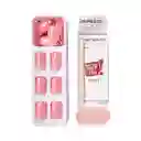 Kiss Impress Uñas Postizas Pretty Pink KIMC003