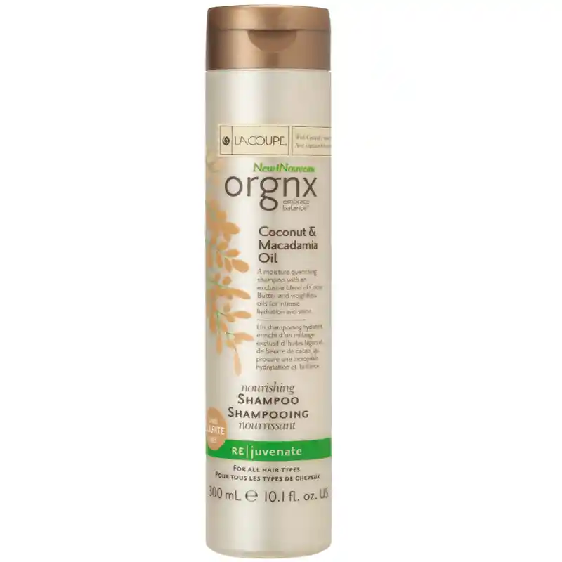 Orgnx Shampoo de Coco y Macadamia